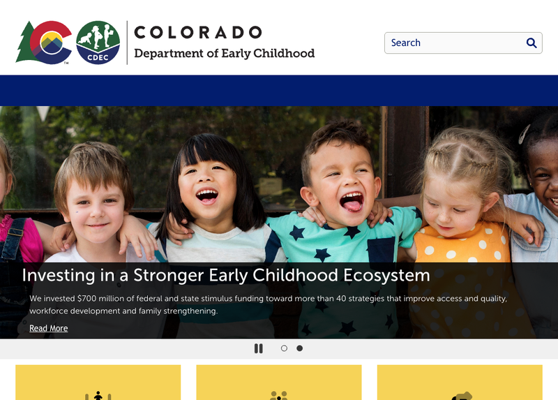 Screenshot of cdec.colorado.gov
