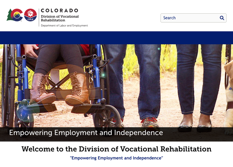 Screenshot of dvr.colorado.gov