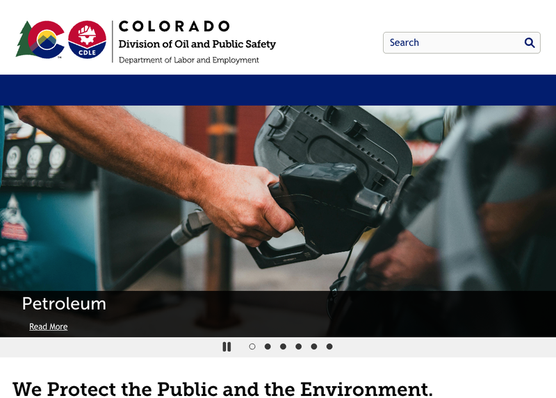 Screenshot of ops.colorado.gov